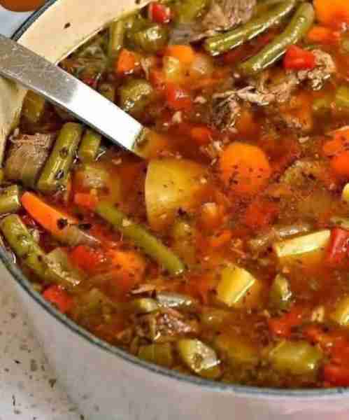 Made this for morning. No one ever likes my posts. Does this not look good? Vegetable Beef Soup INGR...