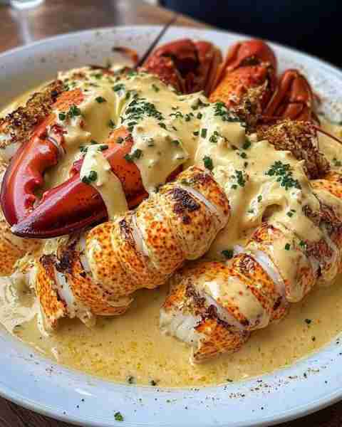 Cajun Lobster, Crab & Salmon Alfredo 🧄 Ingredients: Seafood: 1 lobster tail (chopped into bite-size...