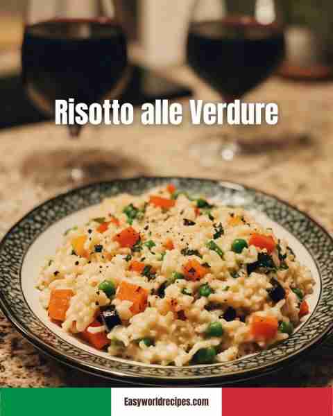 🥕 Risotto alle Verdure Creamy risotto with seasonal vegetables for a colorful and healthy dish. Ing...