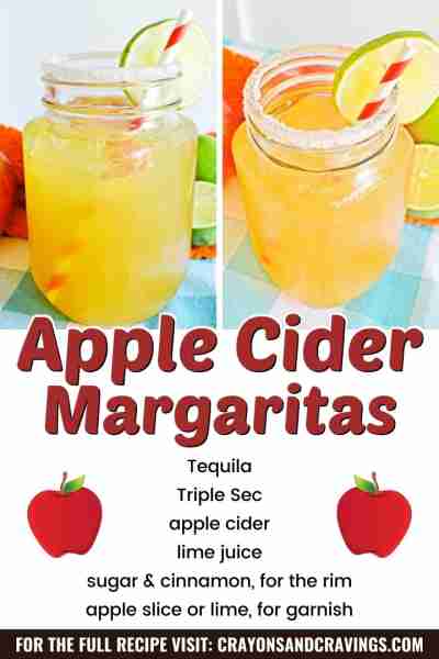 Apple Cider Margaritas - the perfect Fall cocktail! 🍹🍎 🍂