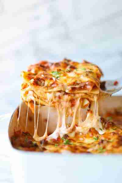 Easiest Lasagna Ever - Nothing beats classic lasagna. And this is the easiest recipe you will ever m...
