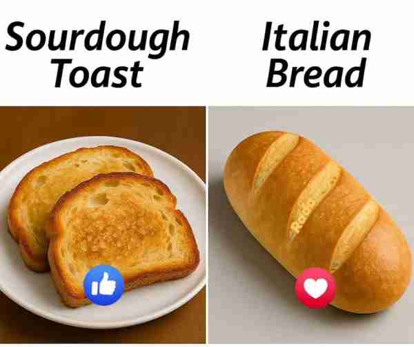 🍞🌾 Sourdough Toast Sourdough toast is made from naturally fermented bread, sliced and toasted to a...