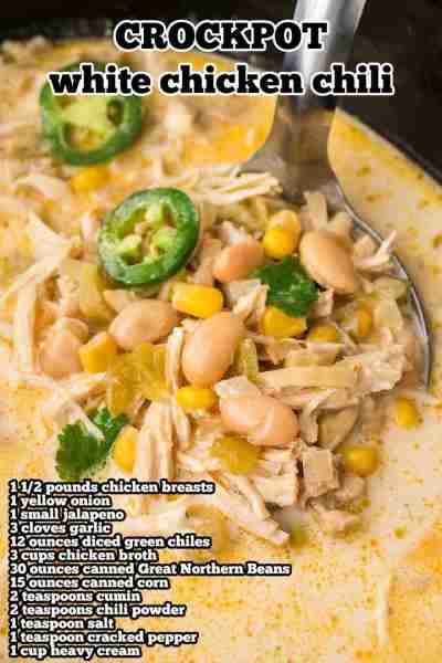 Recipe: https://www.bunsinmyoven.com/crockpot-white-chicken-chili/ Our Crockpot White Chicken Chili...