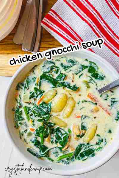 🥣 CHICKEN GNOCCHI SOUP RECIPE This is better than Olive Garden! And it's easy! RECIPE IN THE COMMEN...