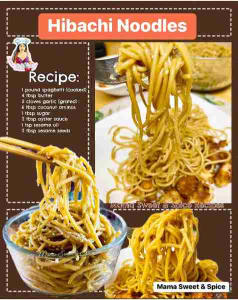 I Love this Hibachi Noodles Recipe ❤️ So garlicky and with umami flavor - yum! Here’s the complete r...
