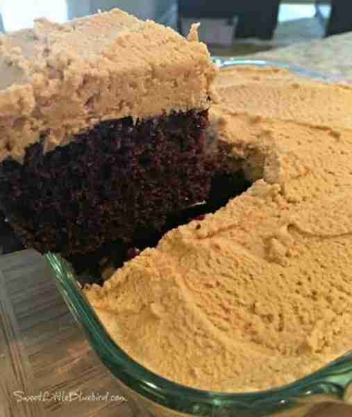 Chocolate Peanut Butter Crazy Cake! 💖💖 A super moist chocolate cake made without Eggs, Milk, Butte...