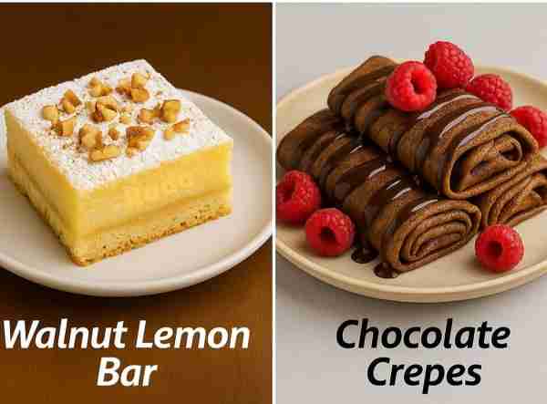 🌰🍋 Walnut Lemon Bar Walnut lemon bars are zesty desserts with a buttery shortbread crust, tangy le...