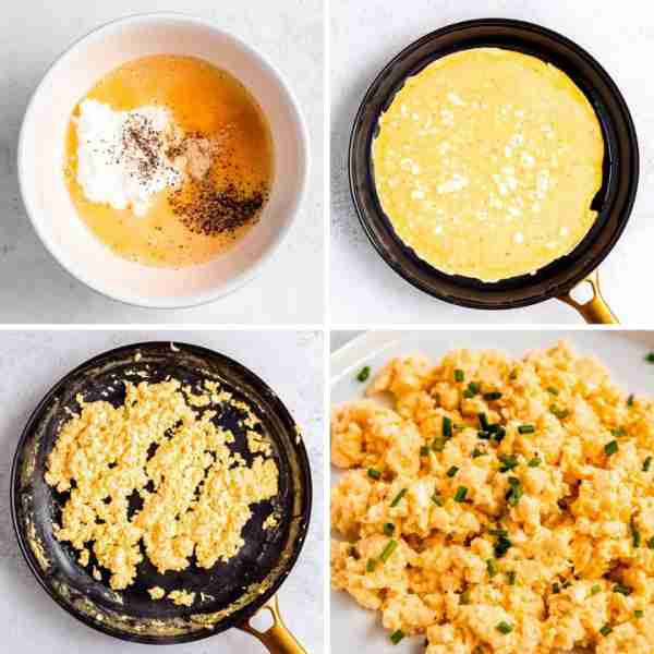 Enjoy a quick, protein-packed breakfast in just 10 minutes with these creamy cottage cheese eggs.