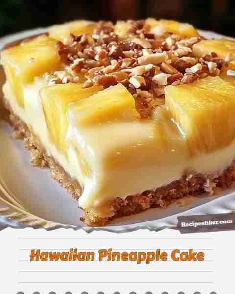 Hawaiian Pineapple Cake 🍍 A delicious tropical treat that’s perfect for any occasion! 📋 Ingredie...