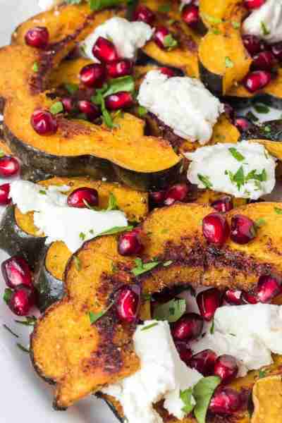 😍 Roasted Acorn Squash with Goat Cheese 🧀 Get RECIPE in first comment below 👇