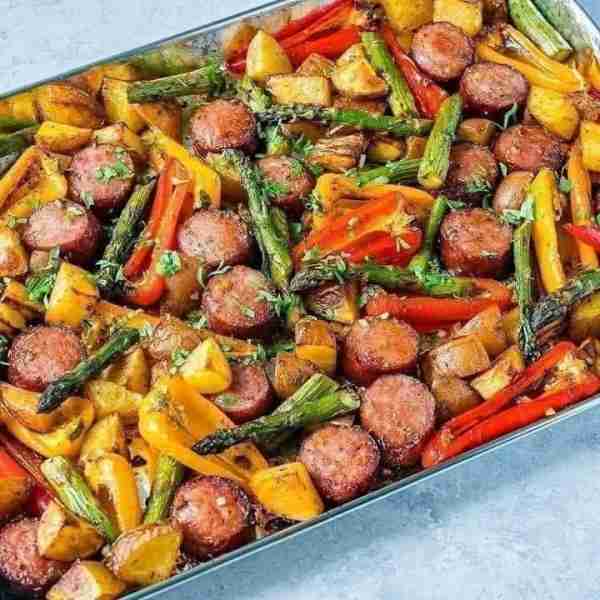 "So good and quick! This will be a staple in my dinner plans." -Christina One Pan Honey Garlic Sausa...