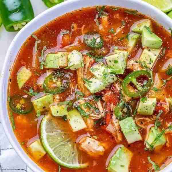 One of My Most Favorite Protein Packed Soups! Crock-Pot Chicken & Lime Soup Instant Pot, Stovetop a...