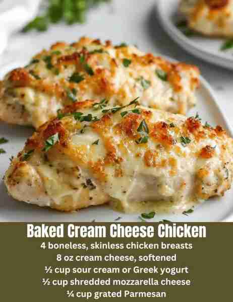 My grandma passed down this 'Baked Cream Cheese Chicken' recipe and it's always been a hit. Full rec...
