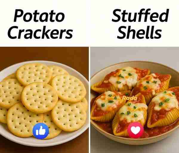 🥔🍘 Potato Crackers Potato crackers are light, crispy snacks made from potato starch or flour, bake...
