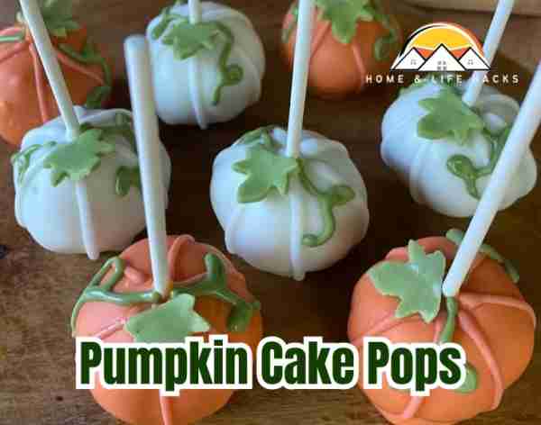 Pumpkin Cake Pops Ingredients: Cake: - 1 box spice cake mix (or vanilla cake mix) - 1 cup canned pum...