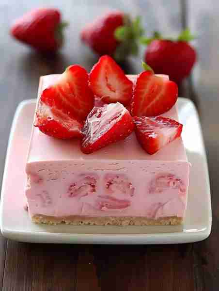 🍓 𝑵𝒐-𝑩𝒂𝒌𝒆 𝑺𝒕𝒓𝒂𝒘𝒃𝒆𝒓𝒓𝒚 𝑪𝒓𝒆𝒂𝒎𝒔𝒊𝒄𝒍𝒆 𝑪𝒉𝒆𝒆𝒔𝒆𝒄𝒂𝒌𝒆 🍓 Ingredients: For the crust: - 2 cups graham cracker c...