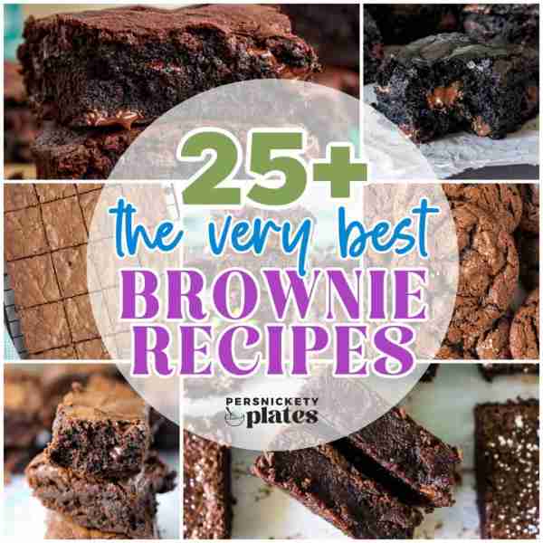 A collection of over 25 of the best brownie recipes 😆 Including: ✴️ Better than Box Mix Brownies ✴️...