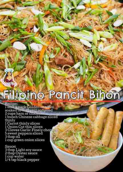 What Great flavor! Delicious Pancit Bihon! Always a crowd pleaser - Filipino style Pancit Bihon Reci...