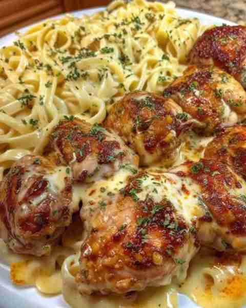Cheesy Cajun Alfredo Chicken Linguine . Ingredients: 12 oz linguine pasta 2 tablespoons olive oil 1...