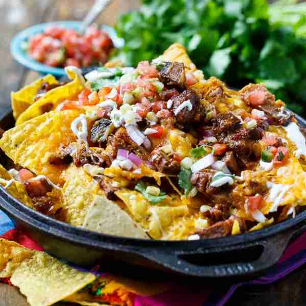 I don’t think nachos get any better than these BBQ Brisket Nachos. Crunchy tortilla chips covered wi...