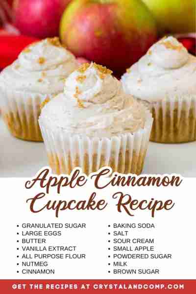 🍎 APPLE CINNAMON CUPCAKES Hello Fall! It's time for cupcakes! RECIPE IN THE COMMENTS