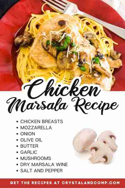 🍄 CHICKEN MARSALA RECIPE So yummy.... gone in minutes!! RECIPE IN THE COMMENTS