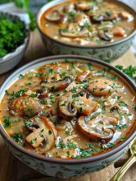 **Rotisserie Chicken Mushroom Soup: Comfort in a Bowl!** Hey friends! Feeling chilly? This simple, d...