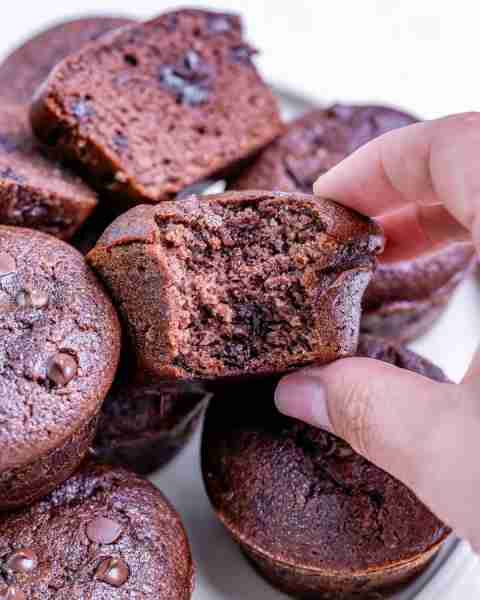 Our Chocolatey Brownie Muffins are great for snacks, or a quick, #CleanEating breakfast on the go!