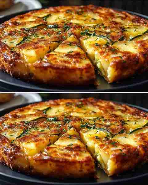 Potato and Zucchini Casserole: A Delicious and Hearty Vegetable Platter 🥔🌿🧀