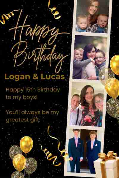 🎉✨ Fifteen years ago today, my sons, Logan & Lucas were born….and I’ll always say they were the be...