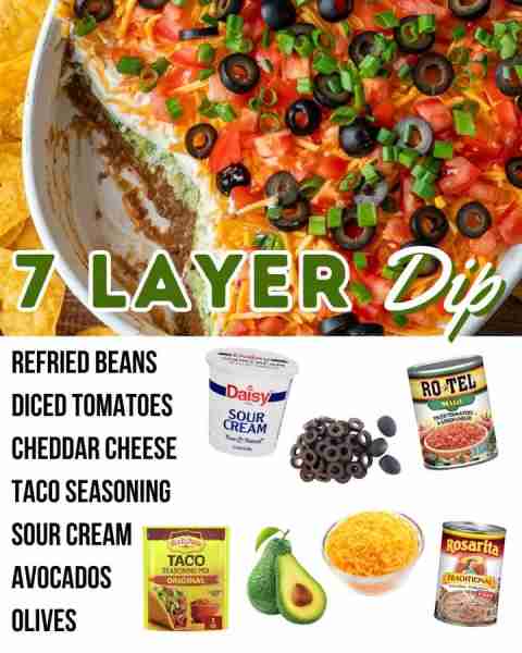 Take this insanely delicious 7 Layer Dip to your next party or potluck and watch how fast it disappe...