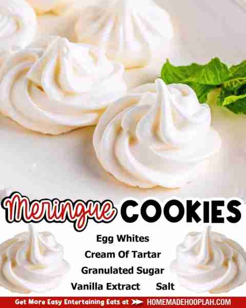 Light and crispy with a delicate sweetness, these classic homemade 5-ingredient meringue cookies are...