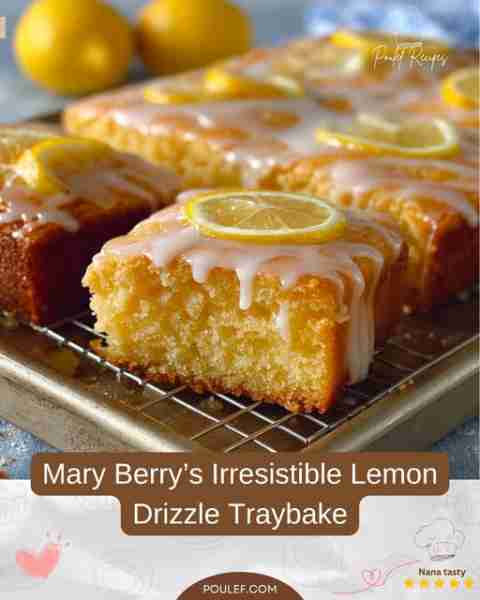 Mary Berry’s Irresistible Lemon Drizzle Traybake Ingredients: * 225g butter (softened) or vegetable...