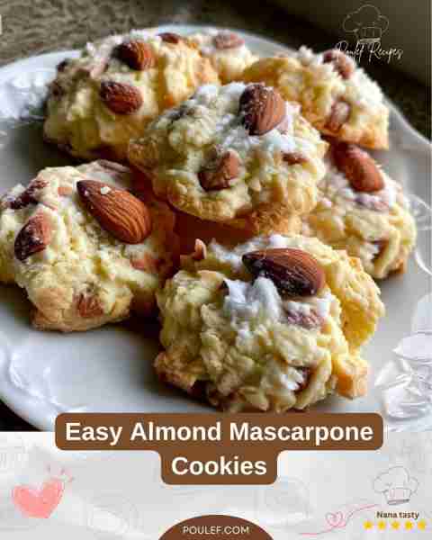 Easy Almond Mascarpone Cookies These delightful cookies bring back memories of cozy family gatherin...