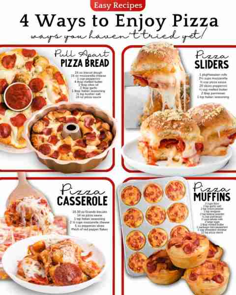4 ways to enjoy Pizza that you haven't tried yet! Recipes created by Spaceships and Laser Beams and...