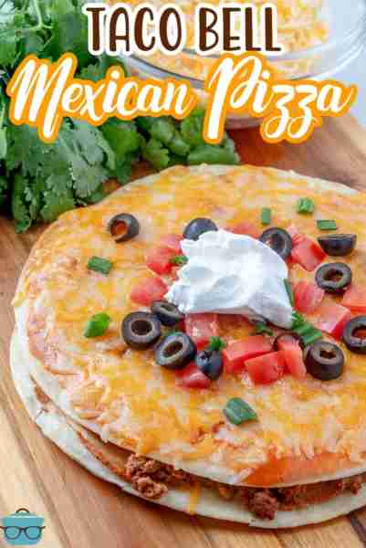 This Mexican Pizza recipe is a copycat of the Taco Bell classic (but better!) Fried tortillas, refri...