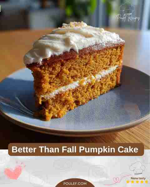 Better Than Fall Pumpkin Cake 🍰🍂 Ingredients: - 1 box vanilla cake mix plus eggs, oil, and water a...