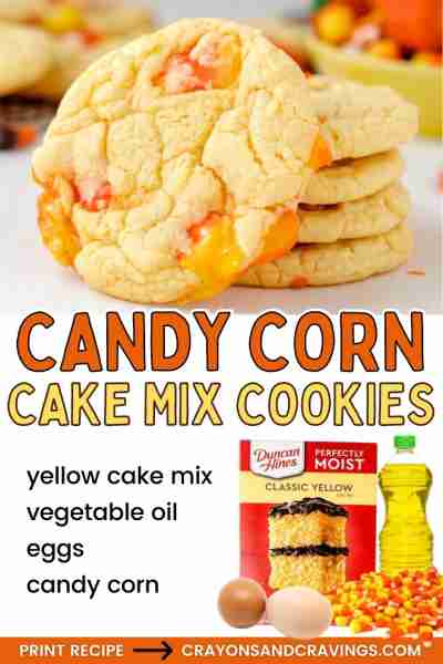 Candy Corn Halloween Cookies 💛 🧡 🤍