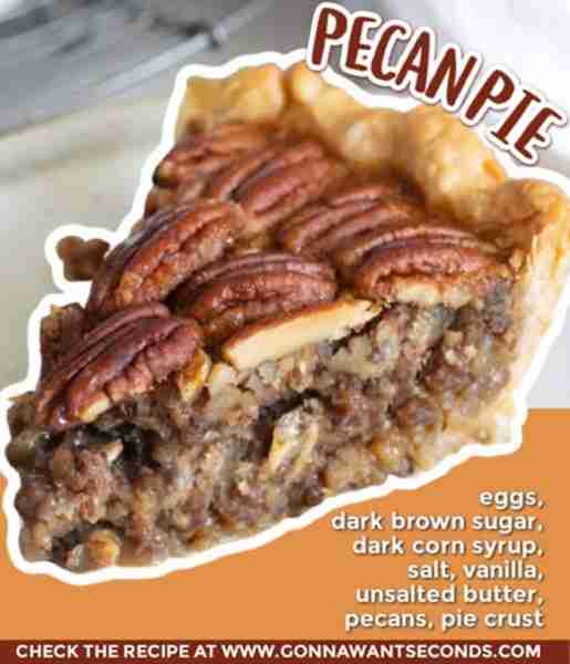 Southern Classic Pecan Pie! 💖💚 Sweet rich custard & plenty of toasted pecans in a flakey golden cr...
