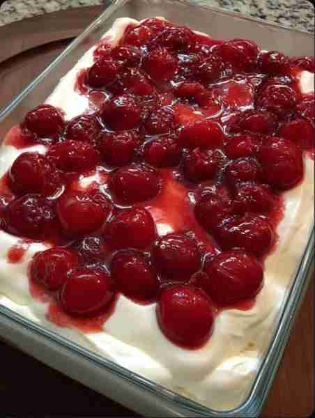 Cherry Jubilee Dessert Ingredients: 2 cups fresh cherries, pitted 1/2 cup granulated sugar 1/4 cup...