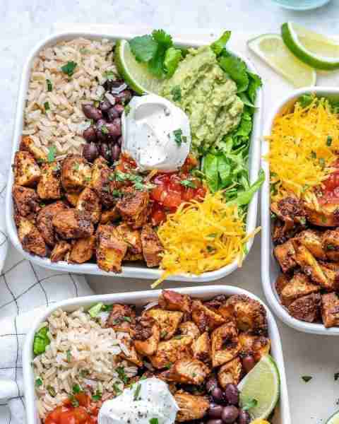 Copycat Chipotle Chicken Burrito Bowls CFC Style