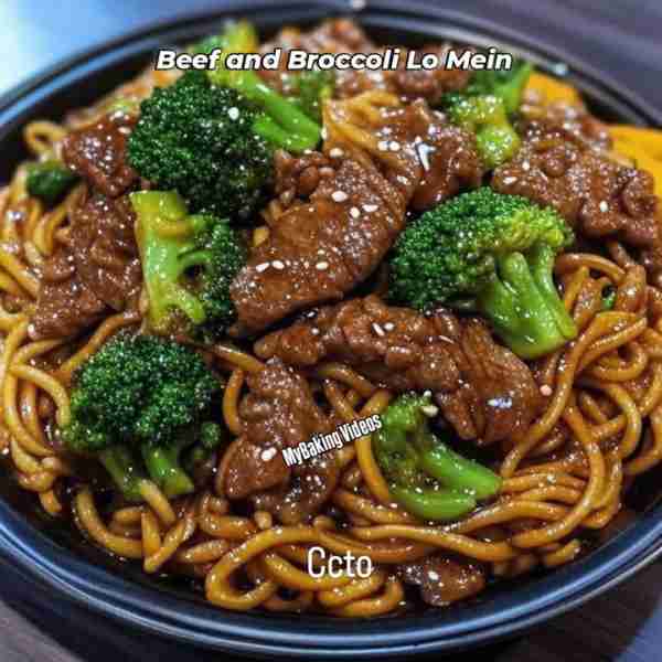 Beef and Broccoli Lo Mein Ingredients For the Beef & Marinade: 1 lb beef flank steak or sirloin, thi...