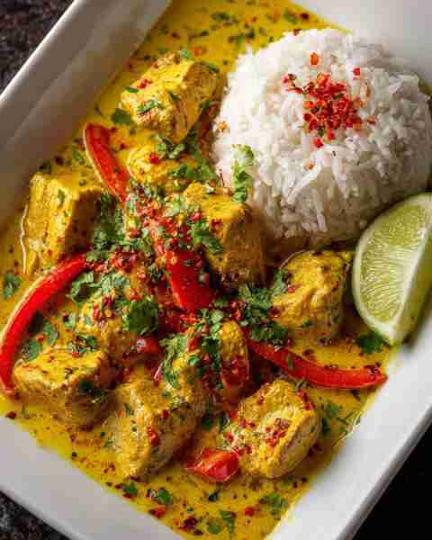 🌶️ Ultimate Thai-Inspired Coconut Chicken Curry with Rice 🥥🍚 Prep time: 15 minutes Cook time: 25 m...