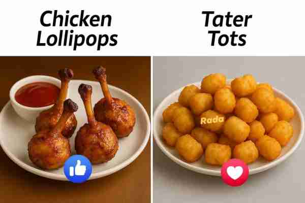 🍗🔥 Chicken Lollipops Chicken lollipops are a popular appetizer made from frenched chicken wings, w...