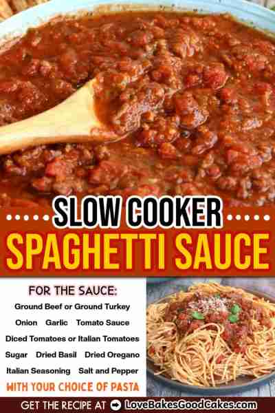 Slow Cooker Spaghetti Sauce is as easy as throwing everything into your slow cooker. Economical and...
