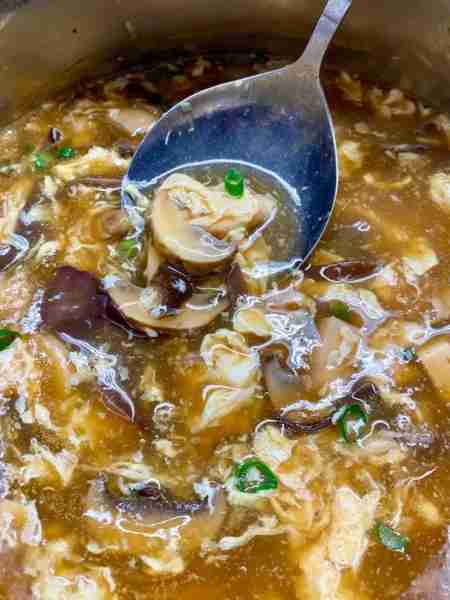 Instant Pot Hot and Sour Soup is so easy to make at home and better than takeout! This classic Chine...