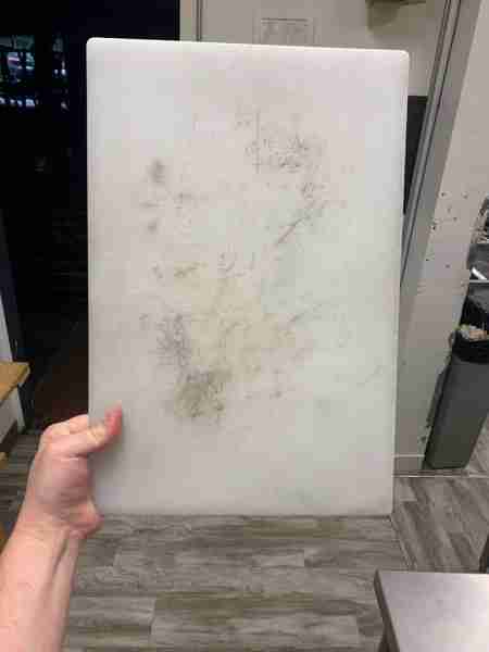 I’m hoping someone knows a way to clean plastic cutting boards without having to buy a new one. We'v...