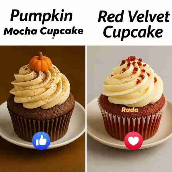 🎃☕🧁 Pumpkin Mocha Cupcake Pumpkin mocha cupcakes blend spiced pumpkin flavors with the richness o...