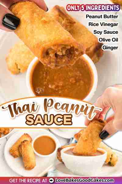 This Thai Peanut Sauce makes a great sauce for chicken nuggets, chicken strips or your favorite Asia...