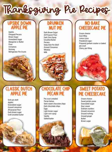 🦃 THANKSGIVING PIE RECIPES So many yummy ideas on this list! RECIPE LIST IN THE COMMENTS🧡
